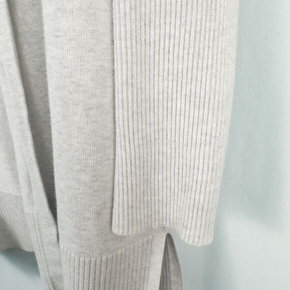 Athleta Highland Wrap Hooded Open Cardigan Womens Small Gray Athleisure 291883 - Picture 7 of 13
